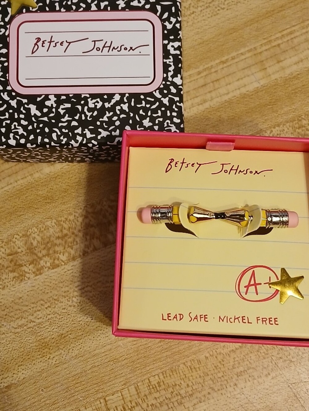 Betsey Johnson NWT/NIB Pencil Earrings